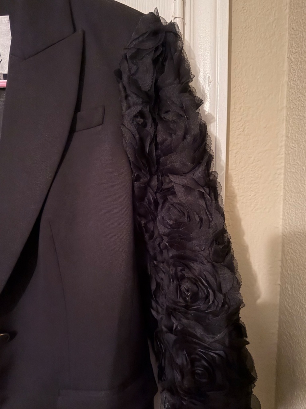 Milly mesh rose blazer - Picture 3 of 5